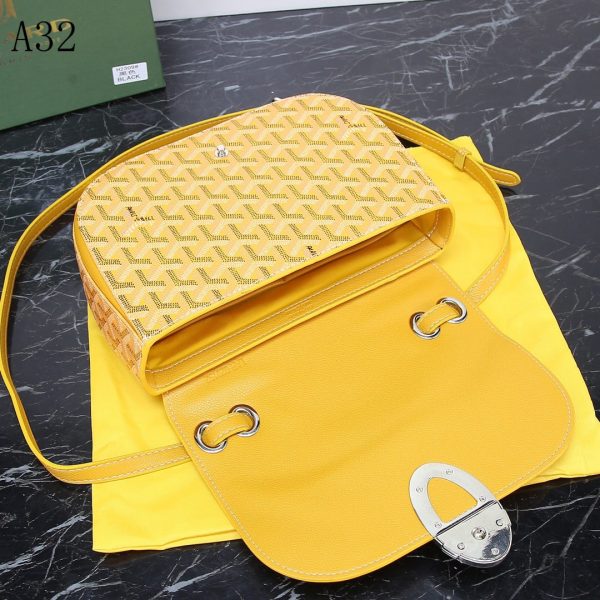 GOYARD SEAL CLASP THE 233 BAG YELLOW 25CM