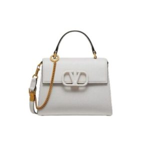 VALENTINO GARAVANI SMALL VSLING HANDBAG WHITE 25CM