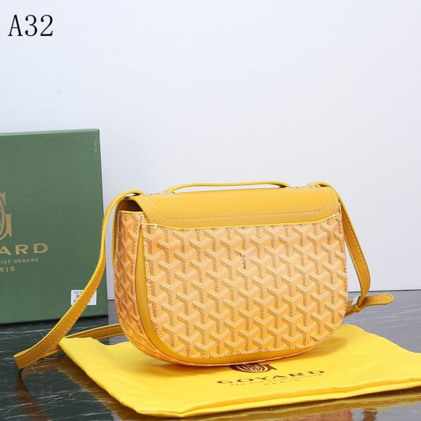 GOYARD SEAL CLASP THE 233 BAG YELLOW 25CM