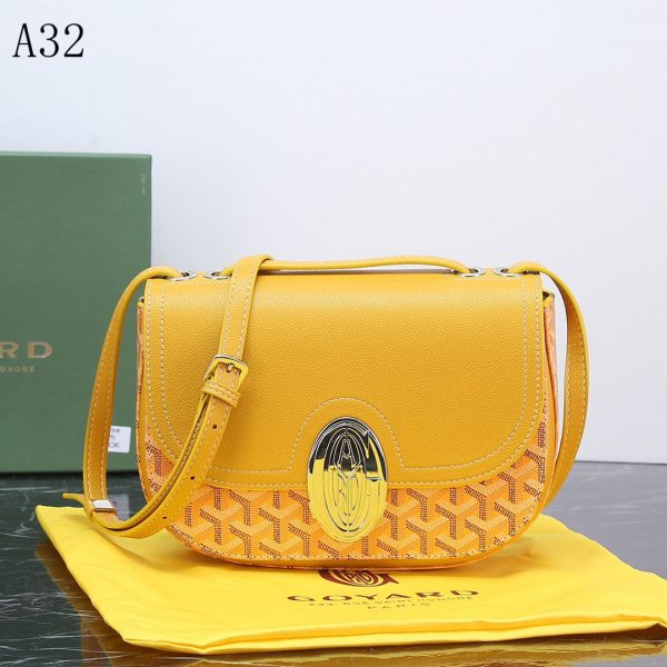 GOYARD SEAL CLASP THE 233 BAG YELLOW 25CM