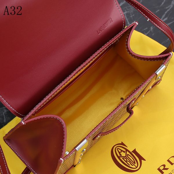 GOYARD SAIGON PM BAG BURGUNDY 20CM