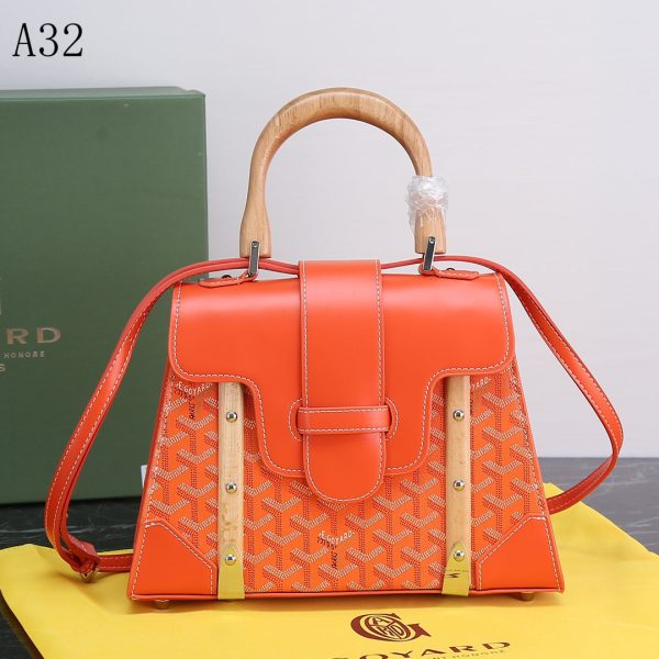 GOYARD SAIGON PM BAG ORANGE 20CM