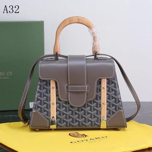 GOYARD SAIGON PM BAG GREY 20CM