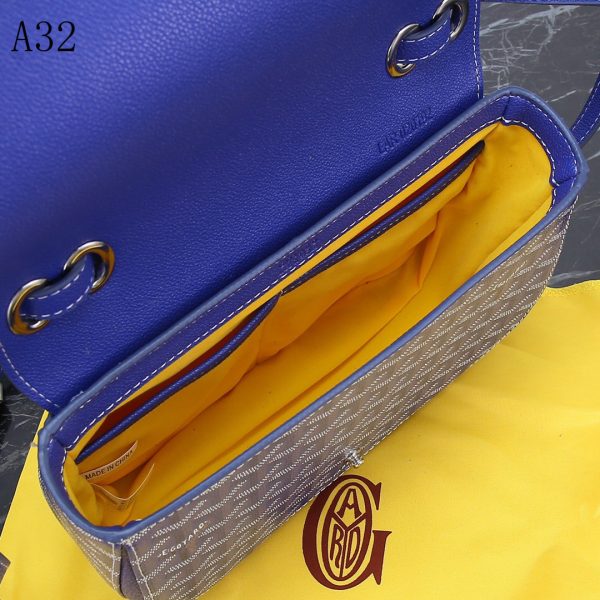 GOYARD SEAL CLASP THE 233 BAG BLUE 25CM