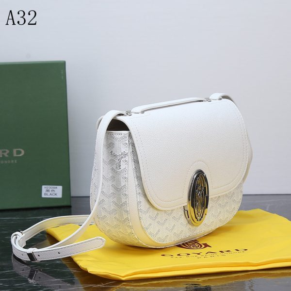 GOYARD SEAL CLASP THE 233 BAG WHITE 25CM