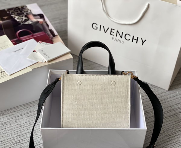 GIVENCHY MEDIUM TOTE SHOPPER BAG CANVAS BEIGE FOR WOMEN 7.5IN/19CM HIGH QUALITY