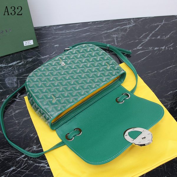 GOYARD SEAL CLASP THE 233 BAG GREEN 25CM