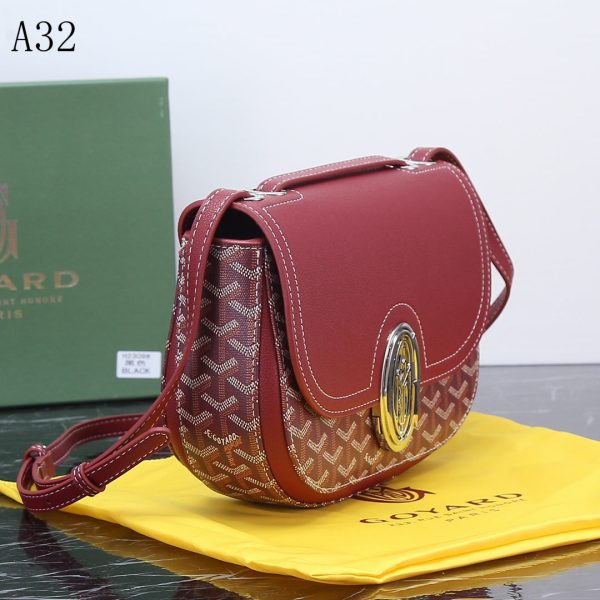 GOYARD SEAL CLASP THE 233 BAG RED 25CM