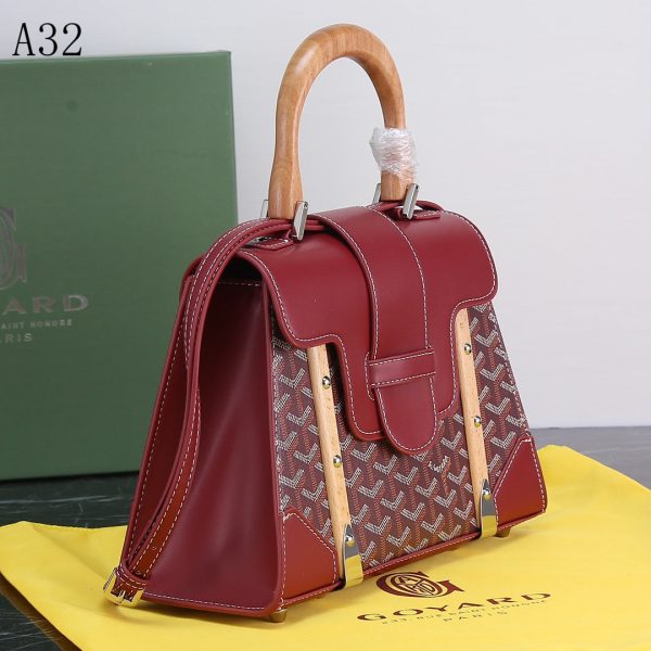 GOYARD SAIGON PM BAG BURGUNDY 20CM