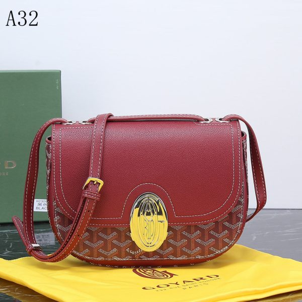 GOYARD SEAL CLASP THE 233 BAG RED 25CM