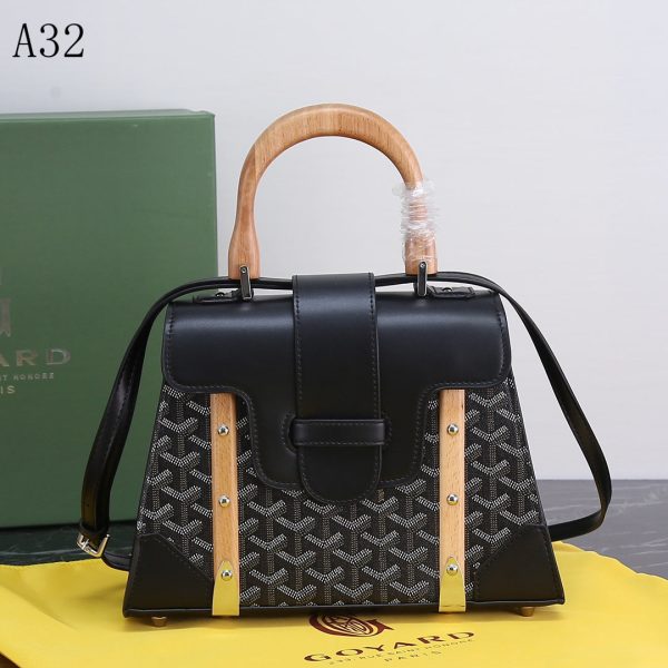 GOYARD SAIGON PM BAG BLACK 20CM