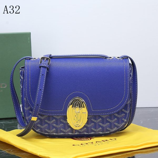 GOYARD SEAL CLASP THE 233 BAG BLUE 25CM