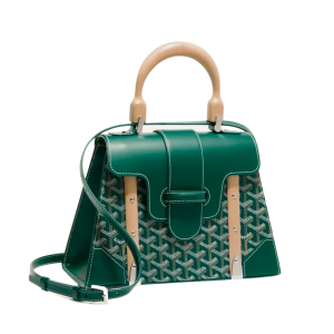 GOYARD SAIGON PM BAG GREEN 20CM