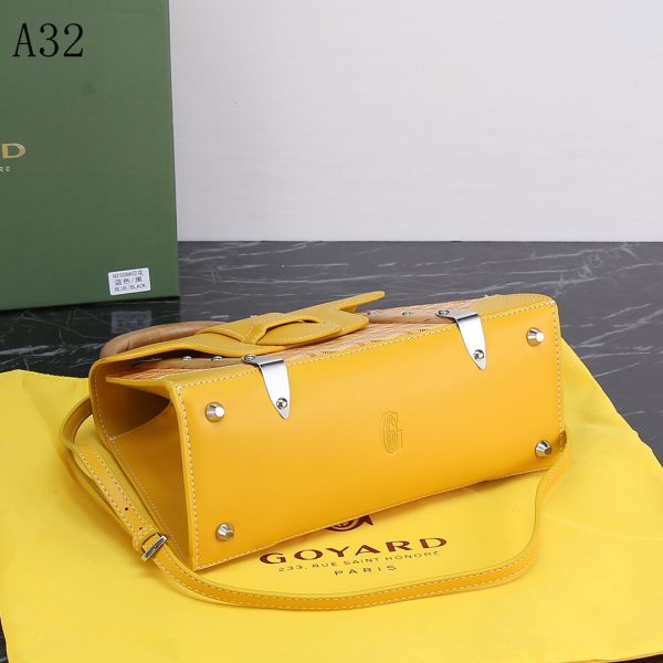 GOYARD SAIGON PM BAG YELLOW 20CM