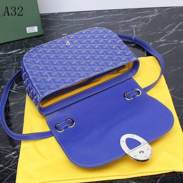 GOYARD SEAL CLASP THE 233 BAG BLUE 25CM