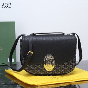 GOYARD SEAL CLASP THE 233 BAG BLACK 25CM