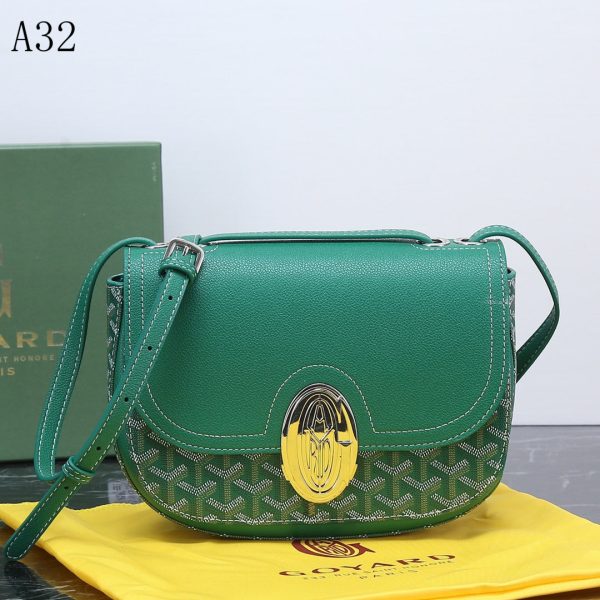 GOYARD SEAL CLASP THE 233 BAG GREEN 25CM