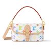 LOUIS VUITTON X TAKASHI MURAKAMI NANO DIANE BAG MULTICOLORE BLANC 19CM M14194