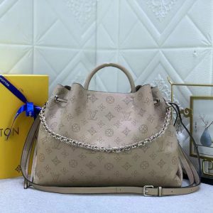 LOUIS VUITTON BELLA TOTE MAHINA GALET 32CM M59201