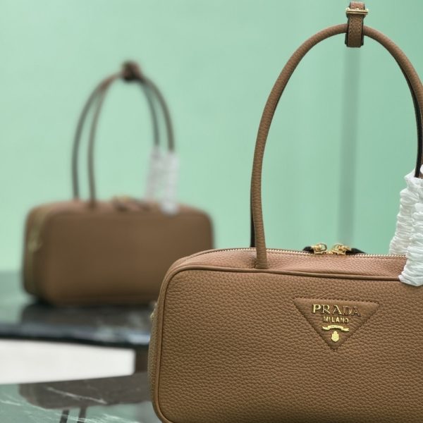 PRADA MEDIUM TOP HANDLE BAG CARAMEL 29CM 1BB126 2DKV F03V8 V ONO