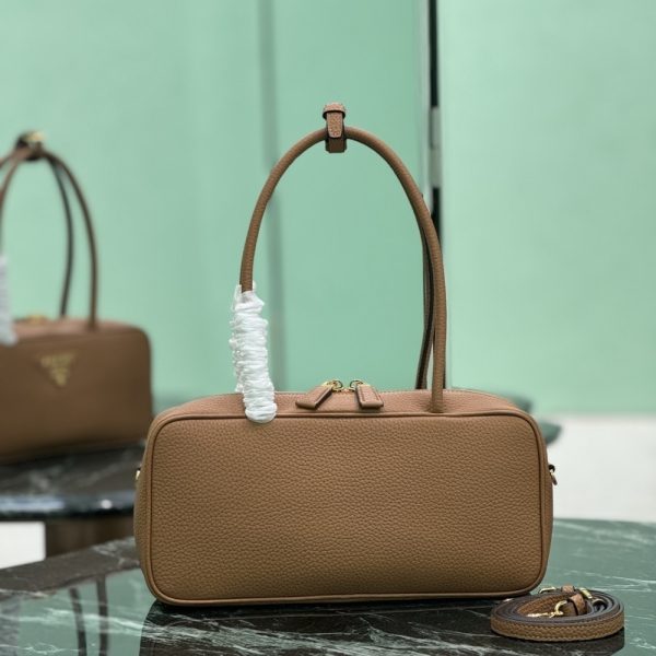 PRADA MEDIUM TOP HANDLE BAG CARAMEL 29CM 1BB126 2DKV F03V8 V ONO