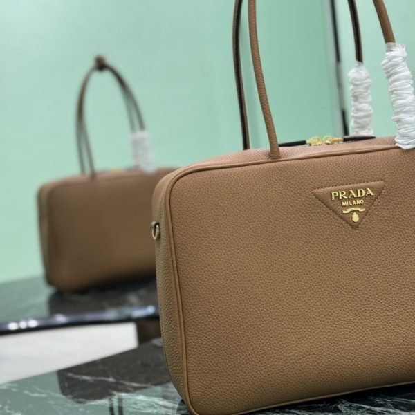 PRADA LARGE TOP HANDLE BAG CARAMEL 35CM 1BB128 2DKV F03V8 V ONO