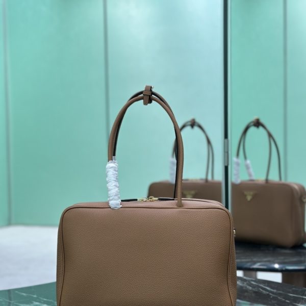 PRADA LARGE TOP HANDLE BAG CARAMEL 35CM 1BB128 2DKV F03V8 V ONO