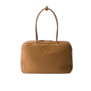 PRADA LARGE TOP HANDLE BAG CARAMEL 35CM 1BB128 2DKV F03V8 V ONO