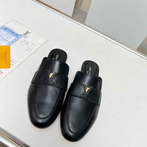 LOUIS VUITTON MARE OPEN BACK LOAFER NOIR 1ACH5W