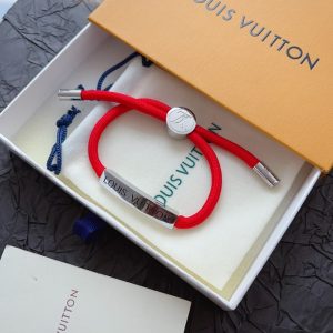 LOUIS VUITTON SPACE BRACELET RED M00274