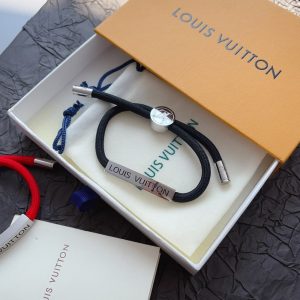 LOUIS VUITTON SPACE BRACELET BLACK M00273