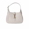 GUCCI JACKIE 1961 MEDIUM TOTE BAG LIGHT GREY LEATHER 27CM 782849 AADDX 1741