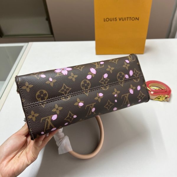 LOUIS VUITTON X TM ONTHEGO PM SAKURA BROWN 25CM M13269