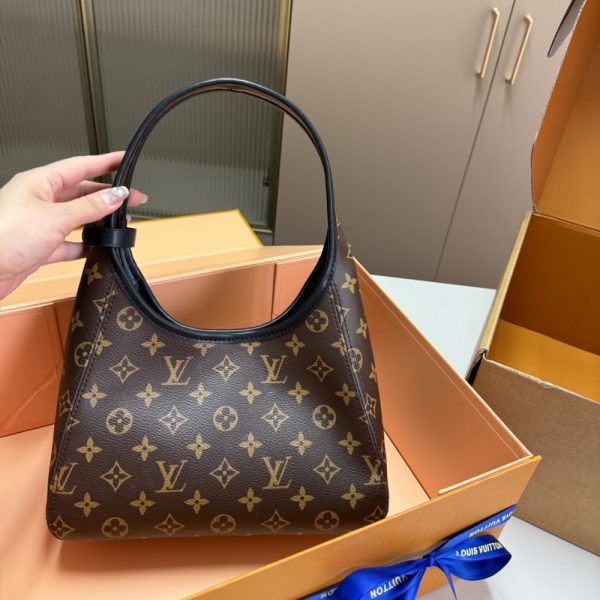 LOUIS VUITTON THE DROP PM MONOGRAM BROWN 25CM M12940