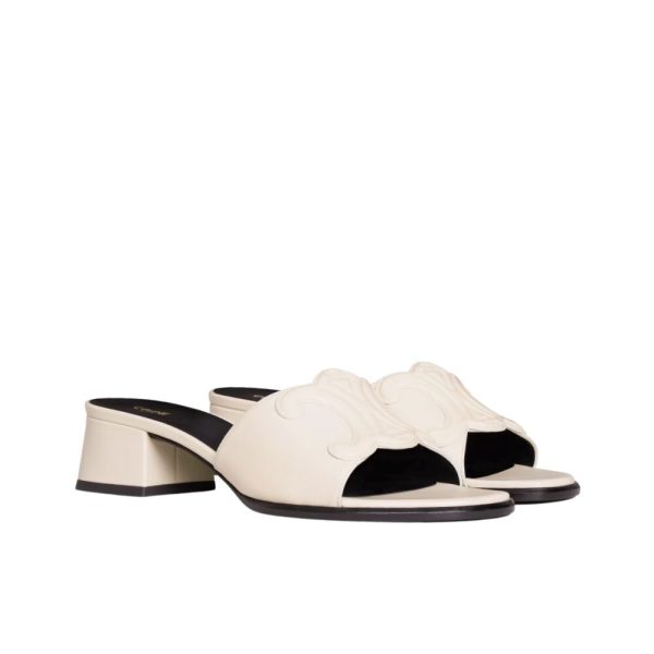 CELINE CLEMENCE MULE IN WHITE 362355045C 01MK – Elegance Nicely