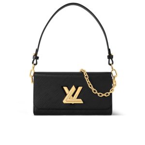 LOUIS VUITTON TWIST WEST BAG EPI BLACK 23CM M24549