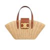 CELINE TEEN COUFFIN IN WICKER AND LEATHER TAN 15CM 116572FWE 02NT