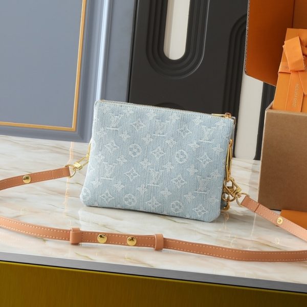 LOUIS VUITTON COUSSIN BB SKY BLUE DENIM 21CM M11401