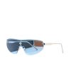 LOUIS VUITTON CYCLONE MASK SUNGLASSES BLUE WITH SILVER
