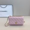 Chanel Gold CC Logo Grained Bag