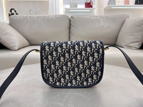 Christian Dior Oblique Shoulder Bag Navy