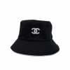 CHANEL BUCKET HAT COCO MARK HAT BLACK