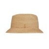 SAINT LAURENT MAGLINA STRAW BUCKET HAT ROPE 7030123YG579600