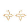 LOUIS VUITTON LV SLIM FLOWER EARRINGS GOLD M02420