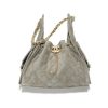CHANEL 25C SMALL HOBO BAG SUEDE GREY 34CM
