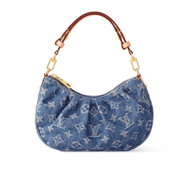 LV POCHETTE VALLEY BAG DENIM BLUE 21CM M13571