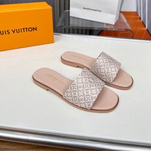 LOUIS VUITTON LILY FLAT MULE BEIGE 1AHM99