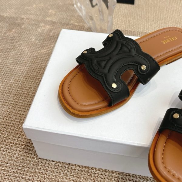 CELINE MARINA MULE BLACK