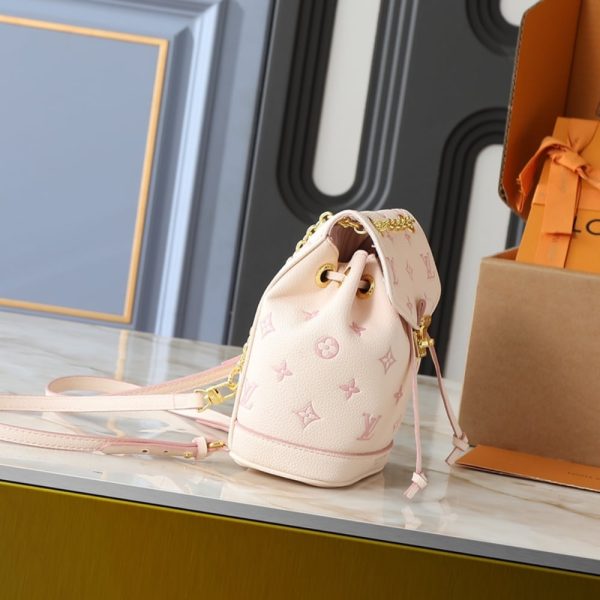 LOUIS VUITTON NANO NOÉ BACKPACK BICOLOR EDEN 19CM M13656