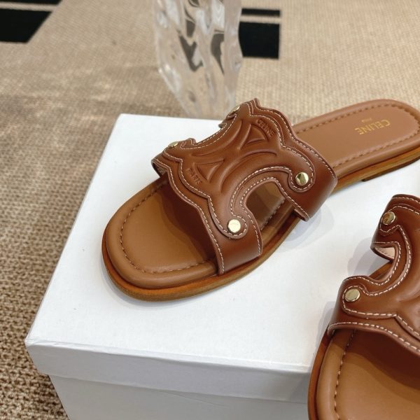 CELINE MARINA MULE BROWN 364783767C 04LU